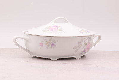 Grand plat/soupière avec couvercle en porcelaine Rosenthal Grand plat/soupière avec couvercle en porcelaine Rosenthal