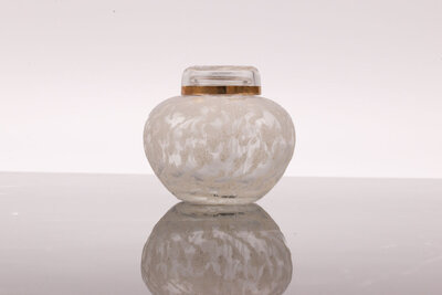 Pot avec couvercle Carlo Buffetti en verre  Pot avec couvercle Carlo Buffetti en verre