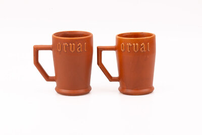 2 verres en grès Orval Coumans 2 verres en grès Orval Coumans