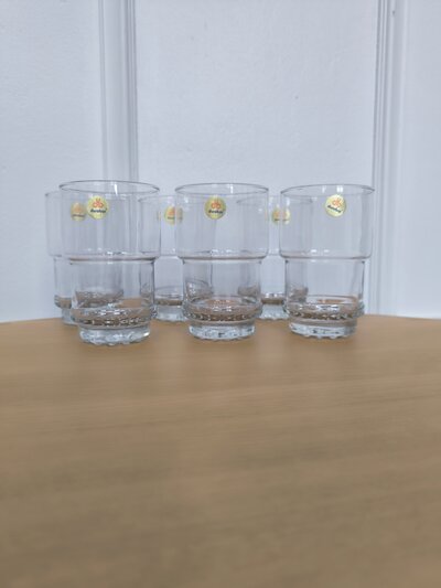 6 verres à eau Durobor 6 verres à eau Durobor