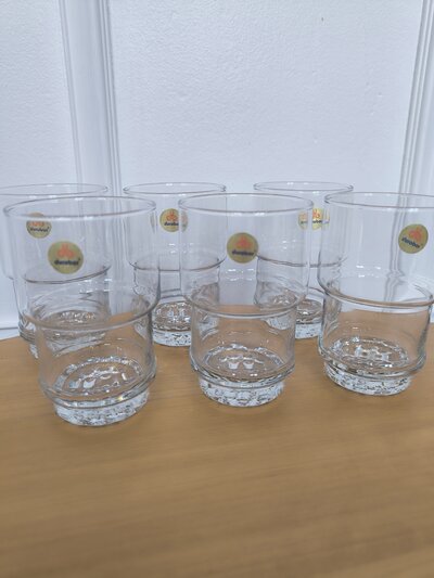 6 verres à eau Durobor 6 verres à eau Durobor